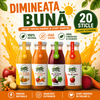 RURAL Dimineața Bună – 20 Sucuri Naturale pentru Energie Dimineața, 100% Fructe, Fără Zahăr