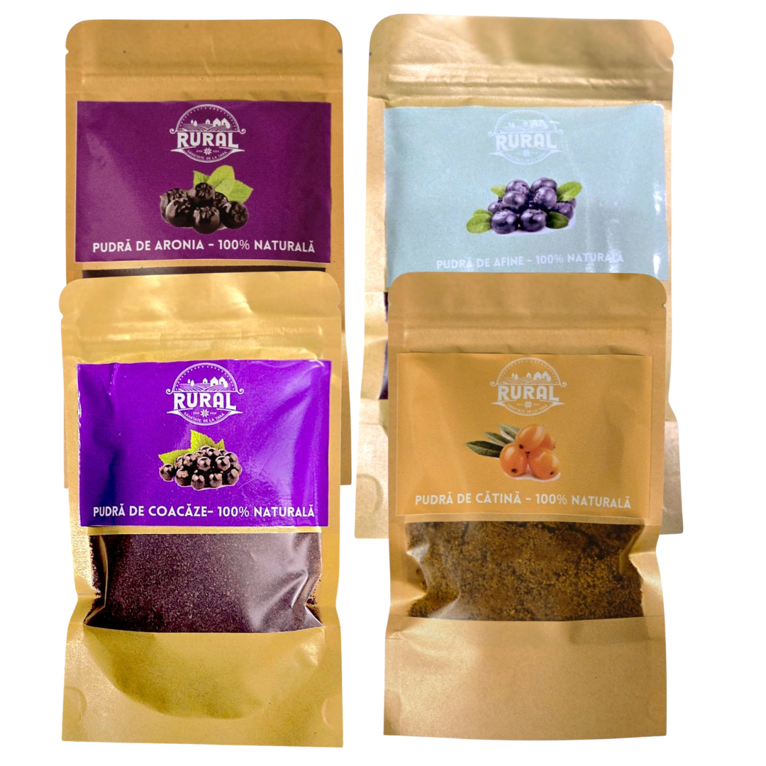 Pachet 4 Pudre 100% Naturale