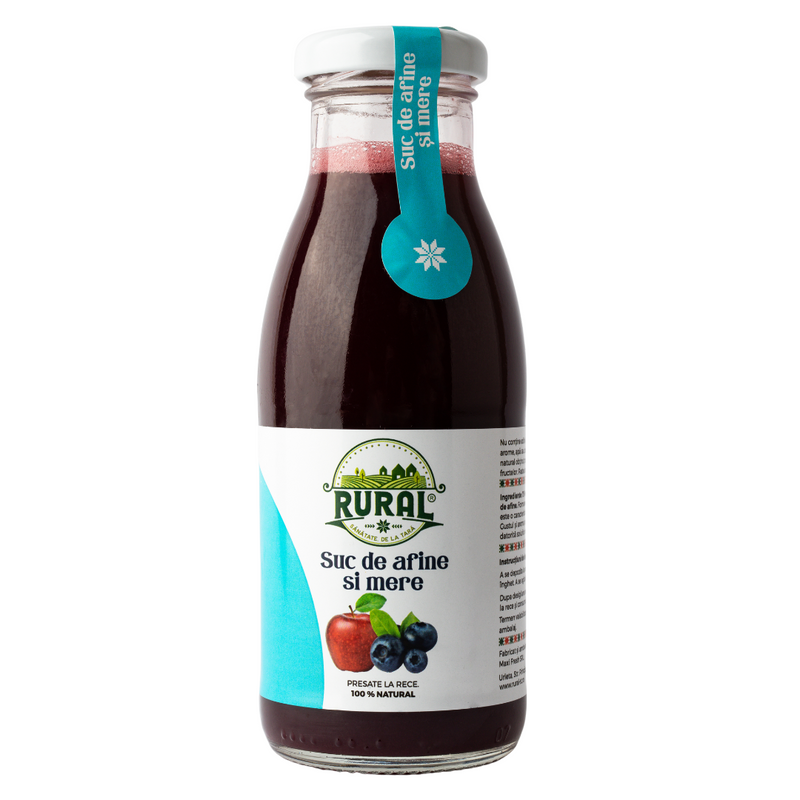 Suc de afine și mere 250ml